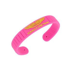 ASTON MARTIN Herren Armband Armreif Silikon pink AM FORMULA 1 MJFBF5BU2