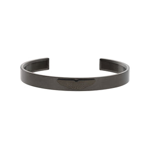 ASTON MARTIN Herren Armband Armreif Edelstahl schwarz AML ICON MJIBF5BM4