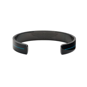 ASTON MARTIN Herren Armband Armreif Edelstahl Emaille schwarz AML ICON MJITF5BM0