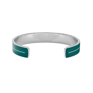 ASTON MARTIN Herren Armband Armreif Edelstahl Emaille Grün AML ICON MJITF5BM1