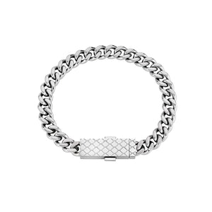 ASTON MARTIN Herren Armband Armkette Edelstahl silber AML ICON MJIUF5BL2
