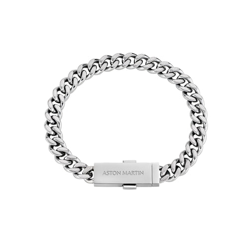 ASTON MARTIN Herren Armband Armkette Edelstahl silber AML ICON MJIUF5BL2