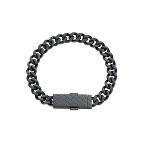 ASTON MARTIN Herren Armband Armkette Edelstahl schwarz AML ICON MJIUF5BL3