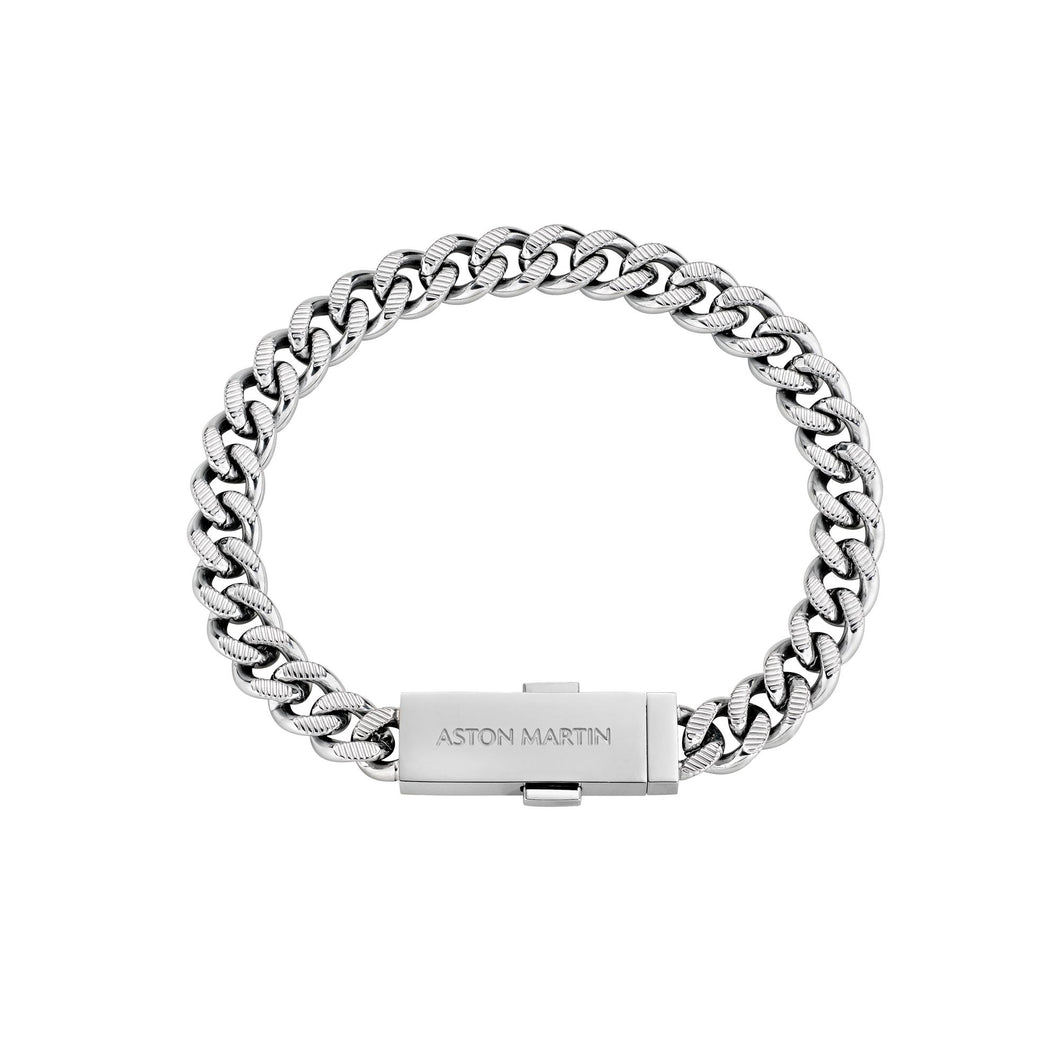 ASTON MARTIN Herren Armband Armkette Edelstahl silber AML ICON MJIUF5BM2