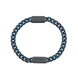 ASTON MARTIN Herren Armband Armkette Edelstahl Blau AML ICON MJIUF5BM6