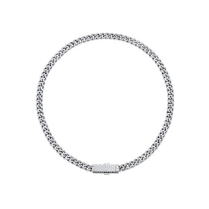 ASTON MARTIN Herren Halskette Edelstahl silber AML ICON MJIUF5NU0