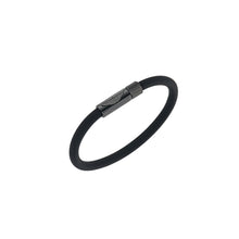 Laden Sie das Bild in den Galerie-Viewer, ASTON MARTIN Herren Armband Silikon schwarz Edelstahl AML THRILL MJRSS6BL1