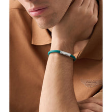 Laden Sie das Bild in den Galerie-Viewer, ASTON MARTIN Herren Armband Silikon grün Edelstahl AML THRILL MJRSS6BM0