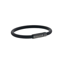 Laden Sie das Bild in den Galerie-Viewer, ASTON MARTIN Herren Armband Silikon schwarz Edelstahl AML THRILL MJRSS6BM1