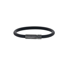 Laden Sie das Bild in den Galerie-Viewer, ASTON MARTIN Herren Armband Silikon schwarz Edelstahl AML THRILL MJRSS6BM1