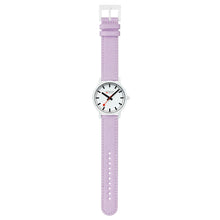 Laden Sie das Bild in den Galerie-Viewer, Mondaine Unisex Uhr Armbanduhr 41 mm MS1.41110.LQ1 Essence Textil