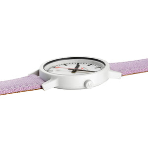 Mondaine Unisex Uhr Armbanduhr 41 mm MS1.41110.LQ1 Essence Textil