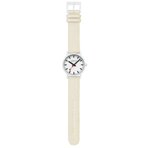 Mondaine Unisex Uhr Armbanduhr 41 mm MS1.41111.LT Essence Textil