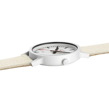 Laden Sie das Bild in den Galerie-Viewer, Mondaine Unisex Uhr Armbanduhr 41 mm MS1.41111.LT Essence Textil