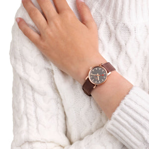 Mondaine Damen Uhr Armbanduhr 30 mm MSE.30180.LG evo2 Leder