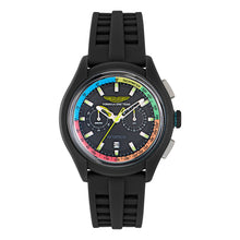 Laden Sie das Bild in den Galerie-Viewer, ASTON MARTIN Herren Uhr Chrono Analog Quarz AM FORMULA 1 MTFB1F603 Silikon