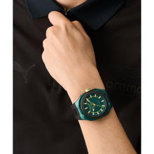 Laden Sie das Bild in den Galerie-Viewer, ASTON MARTIN Herren Automatik Uhr Armbanduhr AM FORMULA 1 MTFC1F602 Silikon