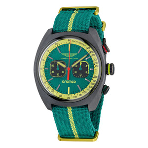 ASTON MARTIN Herren Uhr Armbanduhr Chrono AM FORMULA 1 MTFD1F501 Nylon