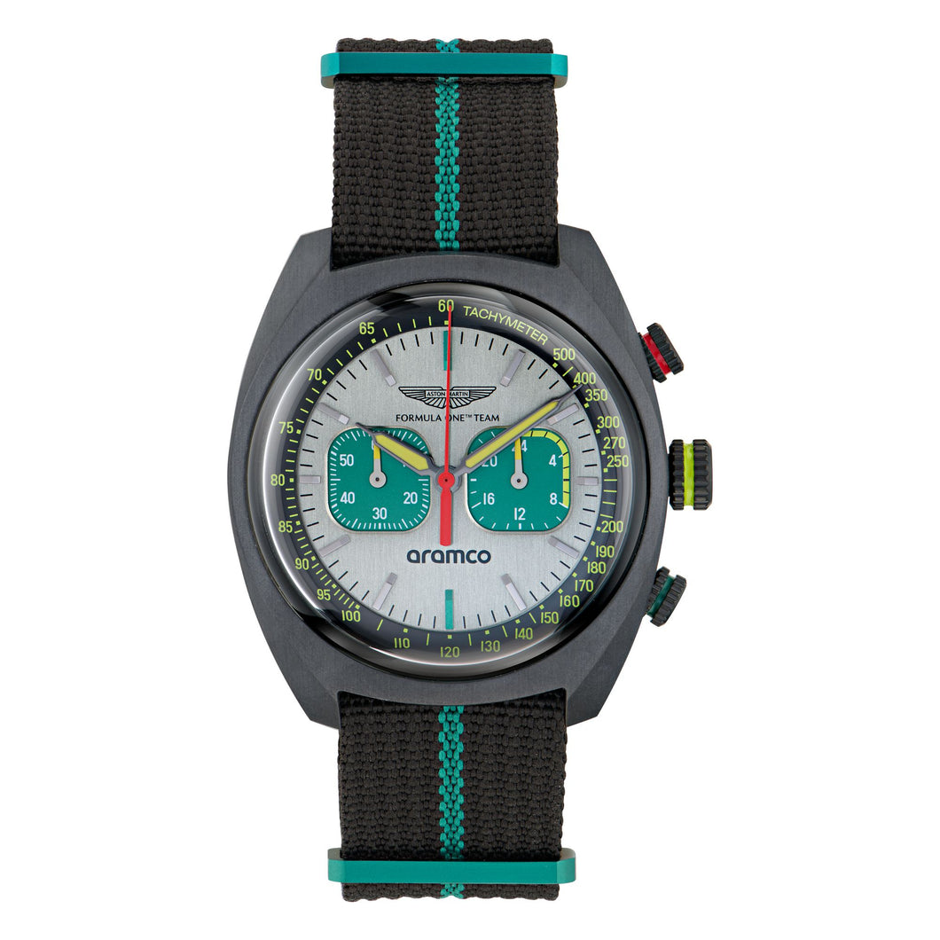 ASTON MARTIN Herren Uhr Armbanduhr Chrono AM FORMULA 1 MTFD1F502 Nylon