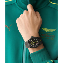 Laden Sie das Bild in den Galerie-Viewer, ASTON MARTIN Herren Uhr Armbanduhr Quarz AM FORMULA 1 MTFH1F601 Silikon