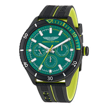 Laden Sie das Bild in den Galerie-Viewer, ASTON MARTIN Herren Uhr Analog Quarz AM FORMULA 1 MTFP1F503 Silikon