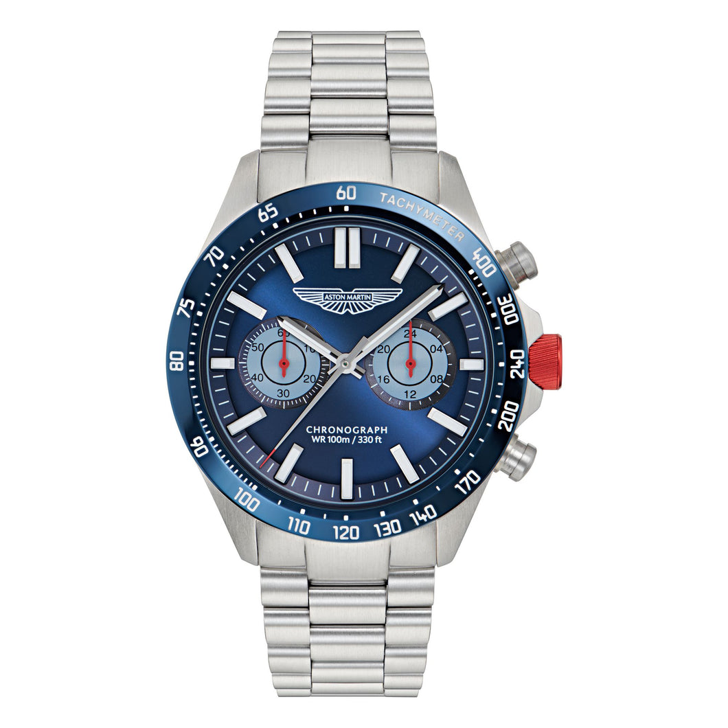 ASTON MARTIN Herren Uhr Chronograph Armbanduhr AML ICON MTIS1F503 Edelstahl