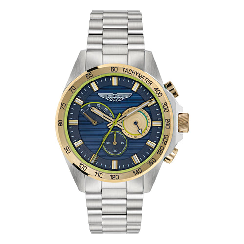 ASTON MARTIN Herren Uhr Chronograph Armbanduhr AML THRILL MTRH1F505 Edelstahl