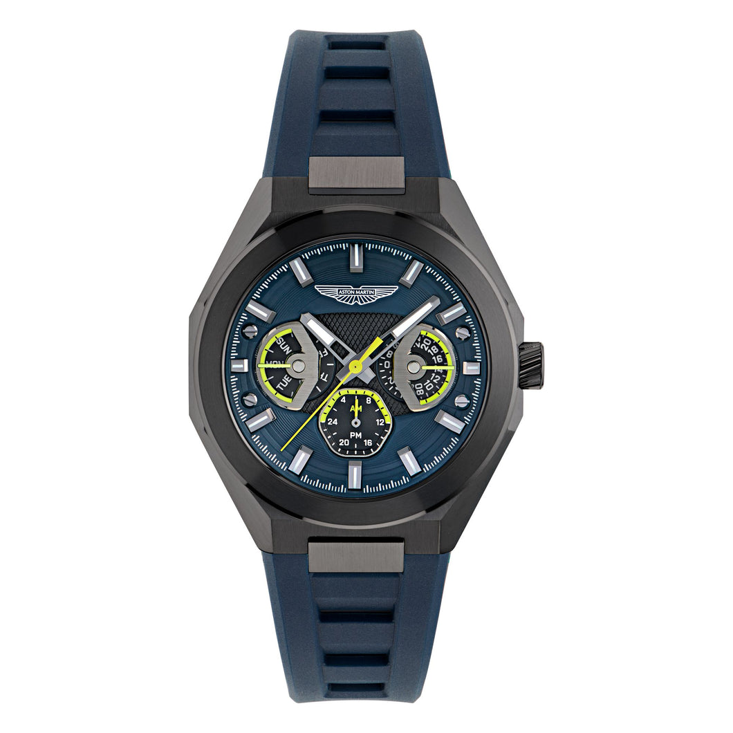 ASTON MARTIN Herren Uhr Multifunktion Armbanduhr AML THRILL MTRI1F501 Silikon