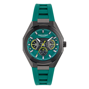ASTON MARTIN Herren Uhr Multifunktion Armbanduhr AML THRILL MTRI1F503 Silikon