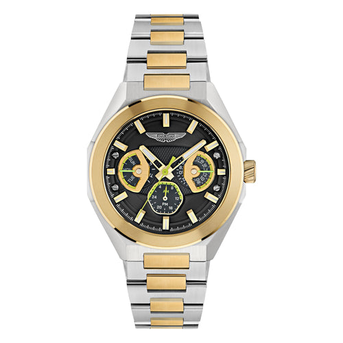 ASTON MARTIN Herren Uhr Multifunktion Armbanduhr AML THRILL MTRI1F504 Edelstahl