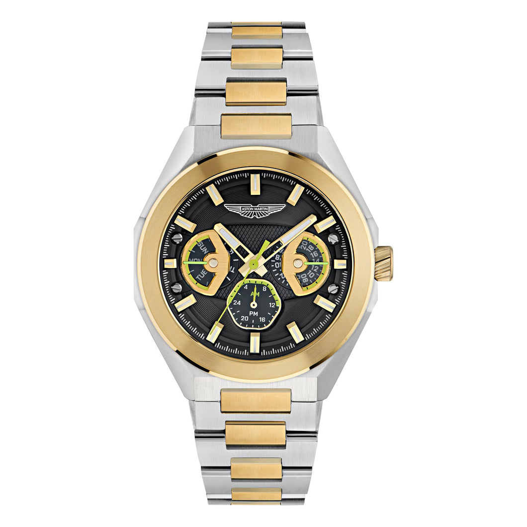 ASTON MARTIN Herren Uhr Multifunktion Armbanduhr AML THRILL MTRI1F504 Edelstahl