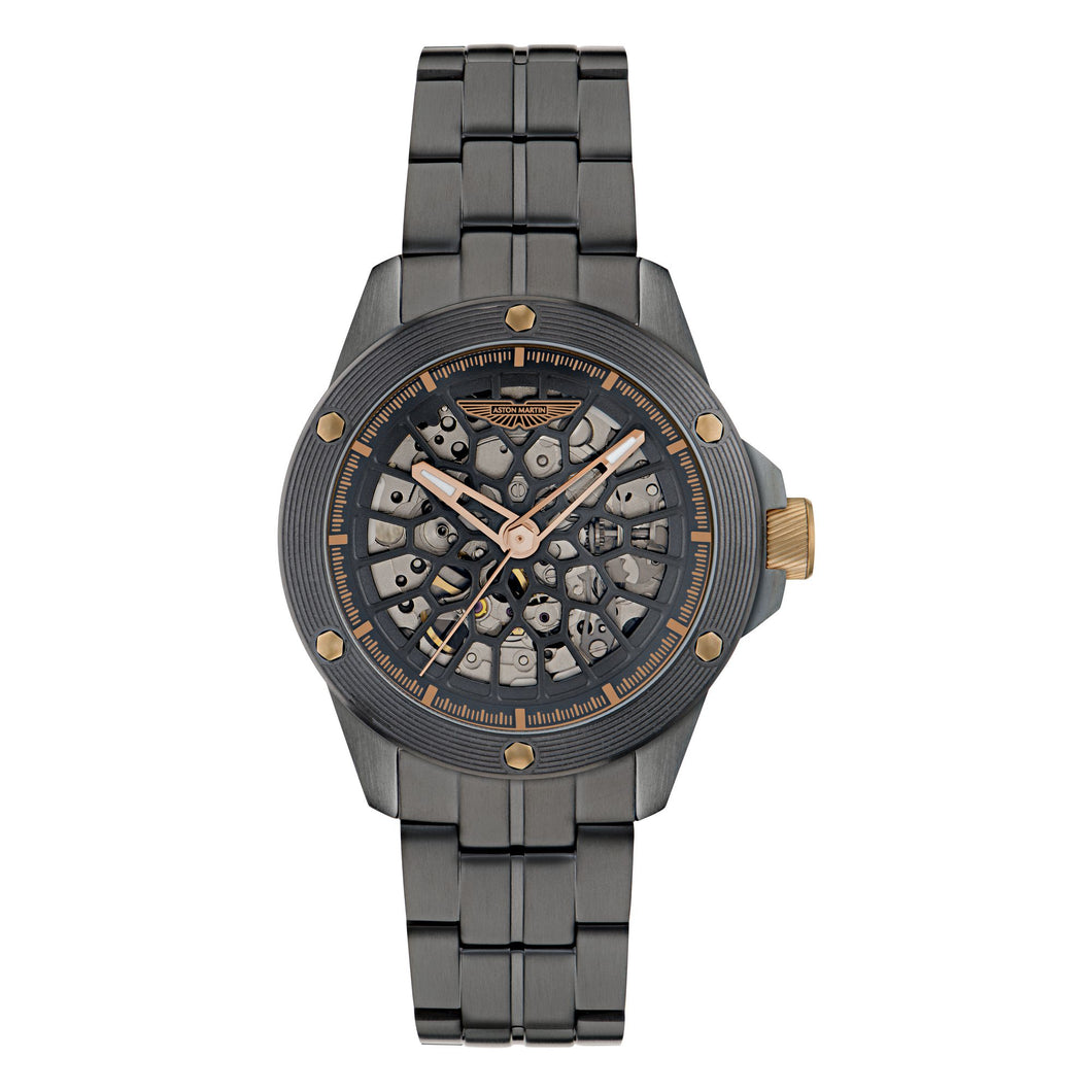 ASTON MARTIN Herren Automatik Uhr Armbanduhr AML THRILL MTRR1F503 Titan