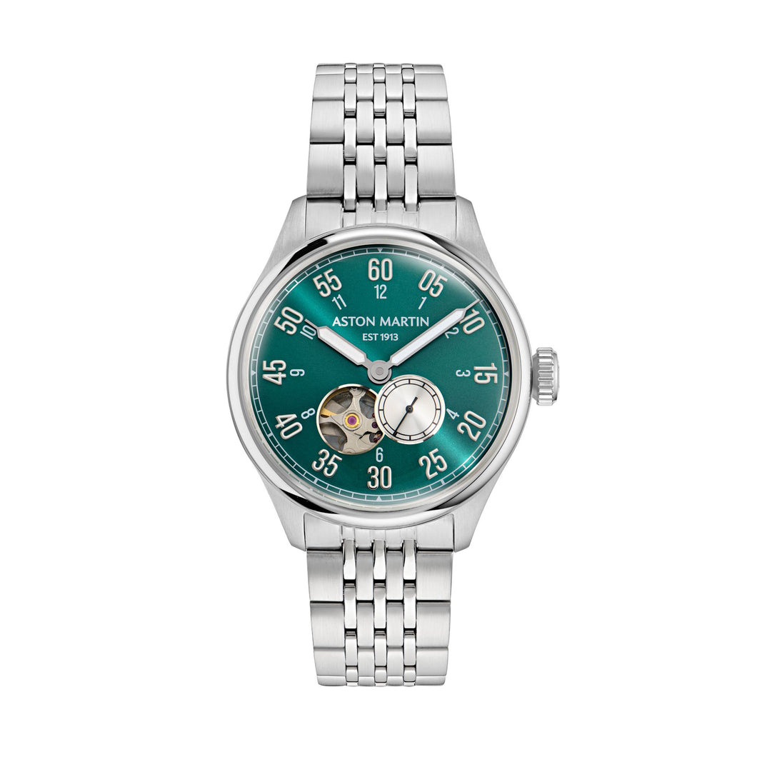 ASTON MARTIN Herren Automatik Uhr Armbanduhr AML TIMELESS MTTS1F504 Edelstahl