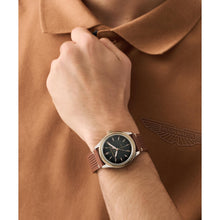 Laden Sie das Bild in den Galerie-Viewer, ASTON MARTIN Herren Automatik Uhr Armbanduhr AML TIMELESS MTTS1S604 Leder