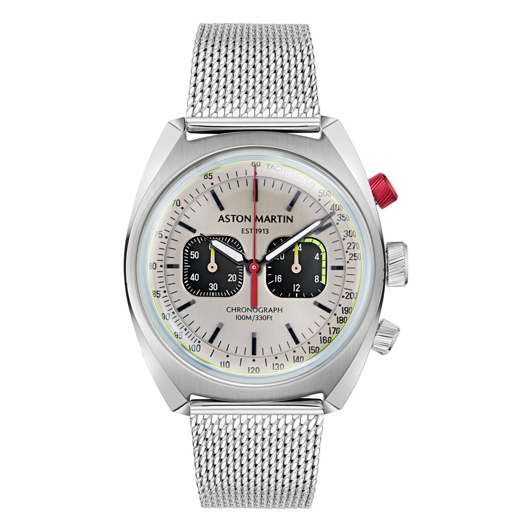 ASTON MARTIN Herren Uhr Chronograph Armbanduhr AML TIMELESS MTTS2F501 Edelstahl