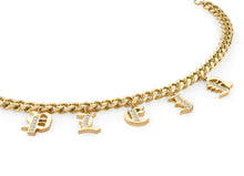 Laden Sie das Bild in den Galerie-Viewer, Philipp Plein Damen Kette Halskette Edelstahl IP Gold LETTERING PJ1AA20NU