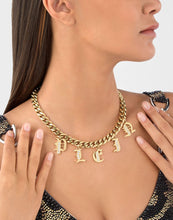Laden Sie das Bild in den Galerie-Viewer, Philipp Plein Damen Kette Halskette Edelstahl IP Gold LETTERING PJ1AA20NU