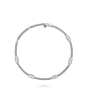 Laden Sie das Bild in den Galerie-Viewer, Philipp Plein Unisex Kette Halskette Edelstahl silber PLEIN LETTERING PJ1AA24NU