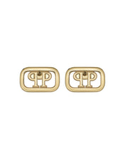 Laden Sie das Bild in den Galerie-Viewer, Philipp Plein Damen Ohrringe Edelstahl IP Gold PLEIN LETTERING PJ1AA25EU
