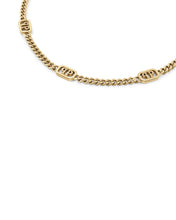 Laden Sie das Bild in den Galerie-Viewer, Philipp Plein Unisex Kette Halskette Edelstahl IP Gold PLEIN LETTERING PJ1AA29NU