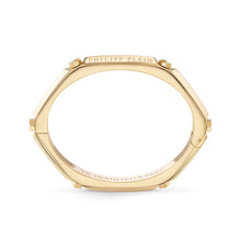 Laden Sie das Bild in den Galerie-Viewer, Philipp Plein Herren Armband Armreif Edelstahl IP Gold THE PLEIN CUFF PJ1EA02BL-1