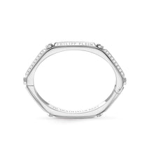 Laden Sie das Bild in den Galerie-Viewer, Philipp Plein Damen Armband Armreif Edelstahl silber THE PLEIN CUFF PJ1EA09BS