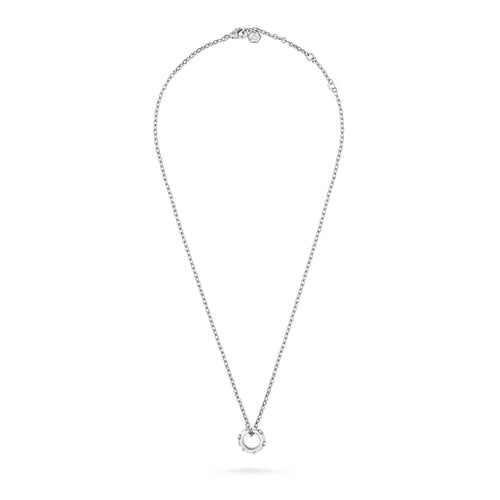 Philipp Plein Damen Kette Halskette Edelstahl silber THE PLEIN CUFF PJ1EA27NU