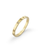 Laden Sie das Bild in den Galerie-Viewer, Philipp Plein Unisex Armband Armreif Edelstahl IP Gold PLEIN CUFF M PJ1EA31BM
