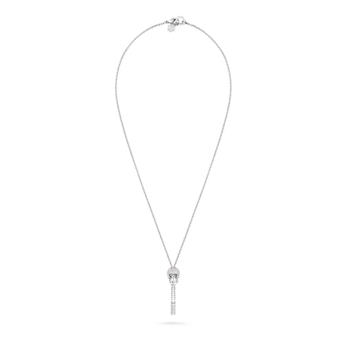Philipp Plein Damen Kette Halskette Edelstahl silber SLIDING $KULL PJ3EA03NU