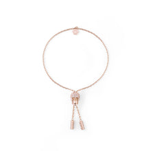 Laden Sie das Bild in den Galerie-Viewer, Philipp Plein Damen Armband Armkette Edelstahl IP Rose SLIDING $KULL PJ3EA04BU