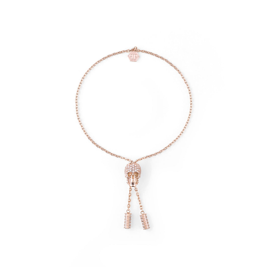 Philipp Plein Damen Armband Armkette Edelstahl IP Rose SLIDING $KULL PJ3EA04BU