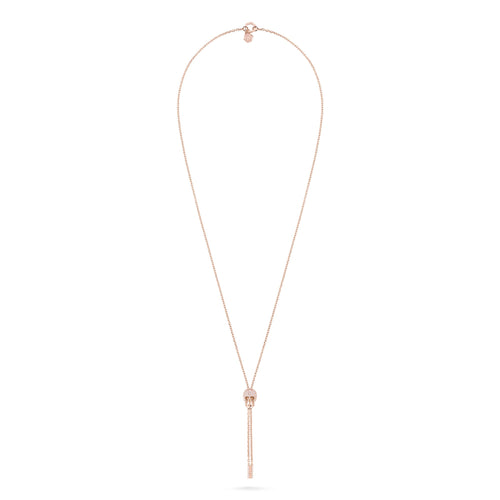 Philipp Plein Damen Kette Halskette Edelstahl IP Rose SLIDING $KULL PJ3EA06NU
