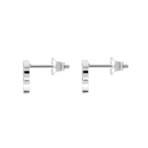 Philipp Plein Damen Ohrringe Ohrstecker Edelstahl Silber PP ELEMENTS PJ4EA02EU