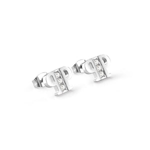 Philipp Plein Damen Ohrringe Ohrstecker Edelstahl Silber PP ELEMENTS PJ4EA02EU
